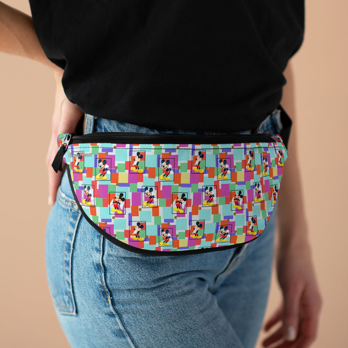 Colorblock Mickey Beach Club Fanny Pack