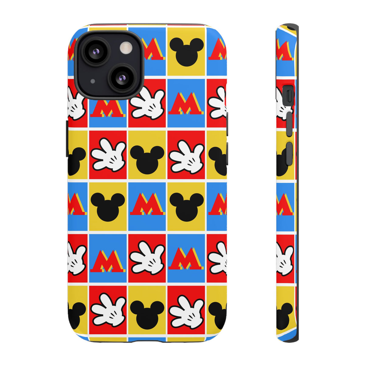Checkerboard Mickey Hands Resort Ready Cell Phone Tech Case