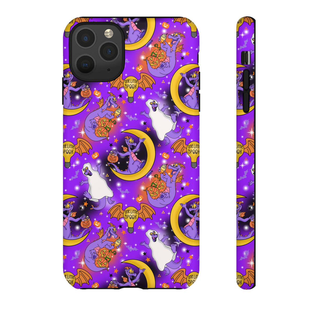 Figment on the Moon Purple Resort Ready Cell Phone Tech Case