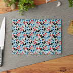 Emoji Mickey Glass Cutting Board