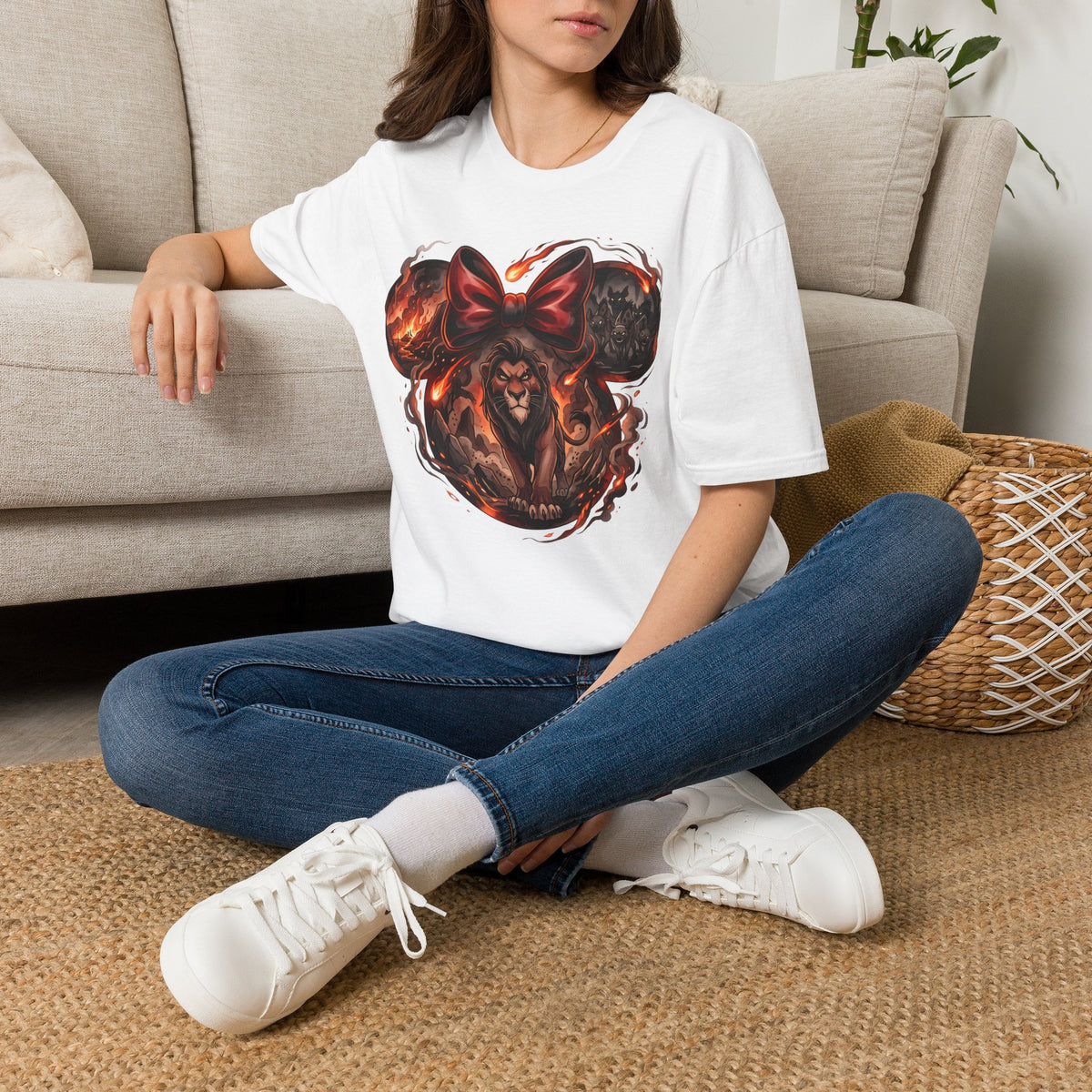 Disney Villains - Scar's Infernal Reign Vignette Unisex Graphic Tee