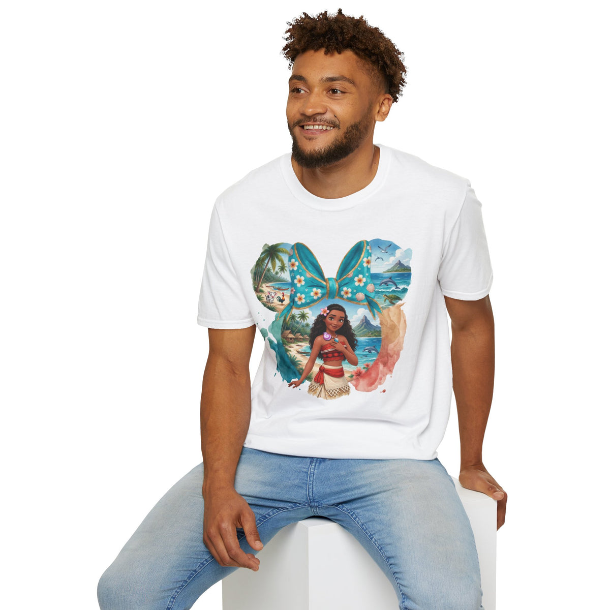Disney Princess - Moana's Ocean Wayfinder Vignette Unisex Graphic Tee