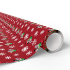 Minnie's Christmas Holiday Flurries Wrapping Paper Roll