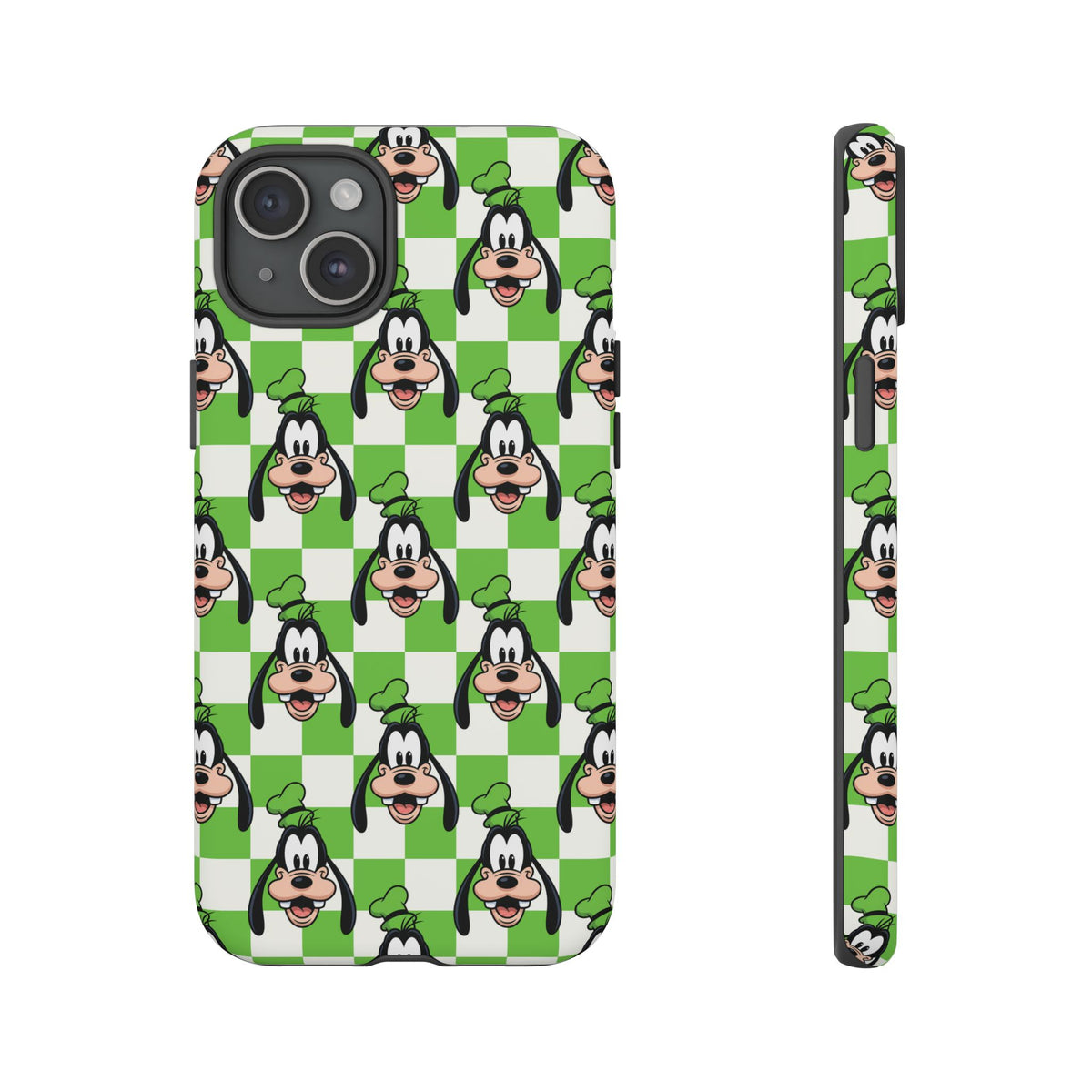 Green Checkerboard Goofy Resort Ready Cell Phone Tech Case