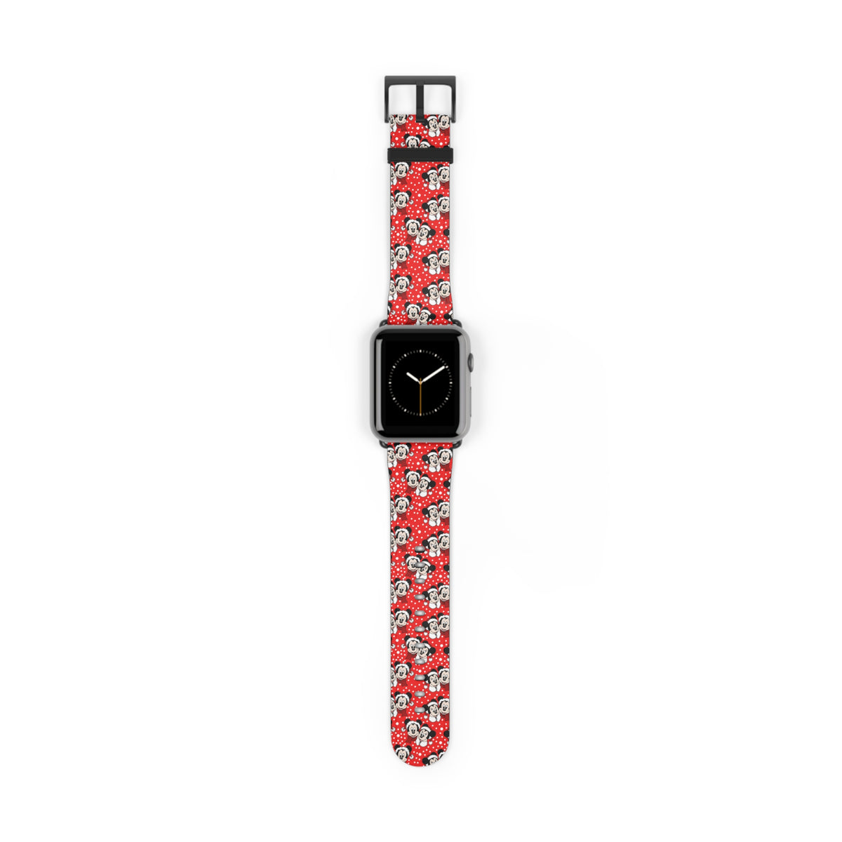 Christmas Holiday Snuggles Whimsical Watch Band - Apple
