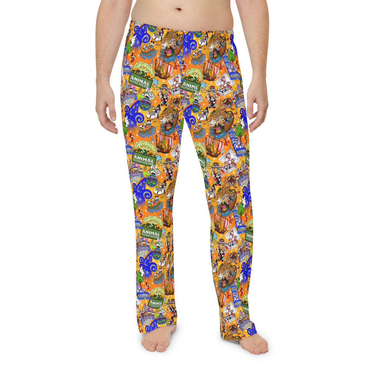Four Parks Ride Collage Men's Pajama Pants