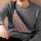 Checkerboard Mickey Hands Beach Club Fanny Pack