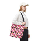 Pink Checkerboard Minnie Tote Bag