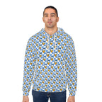 Blue Checkerboard Donald Hooded Sweatshirt
