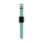 Haunted Mansion Icons Teal Whimsical Watch Band - Apple