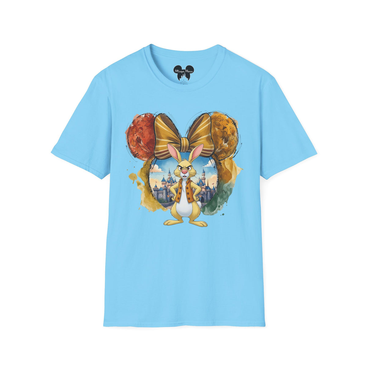 Winnie the Pooh - Rabbit's Gold Bow Vignette Unisex Graphic Tee