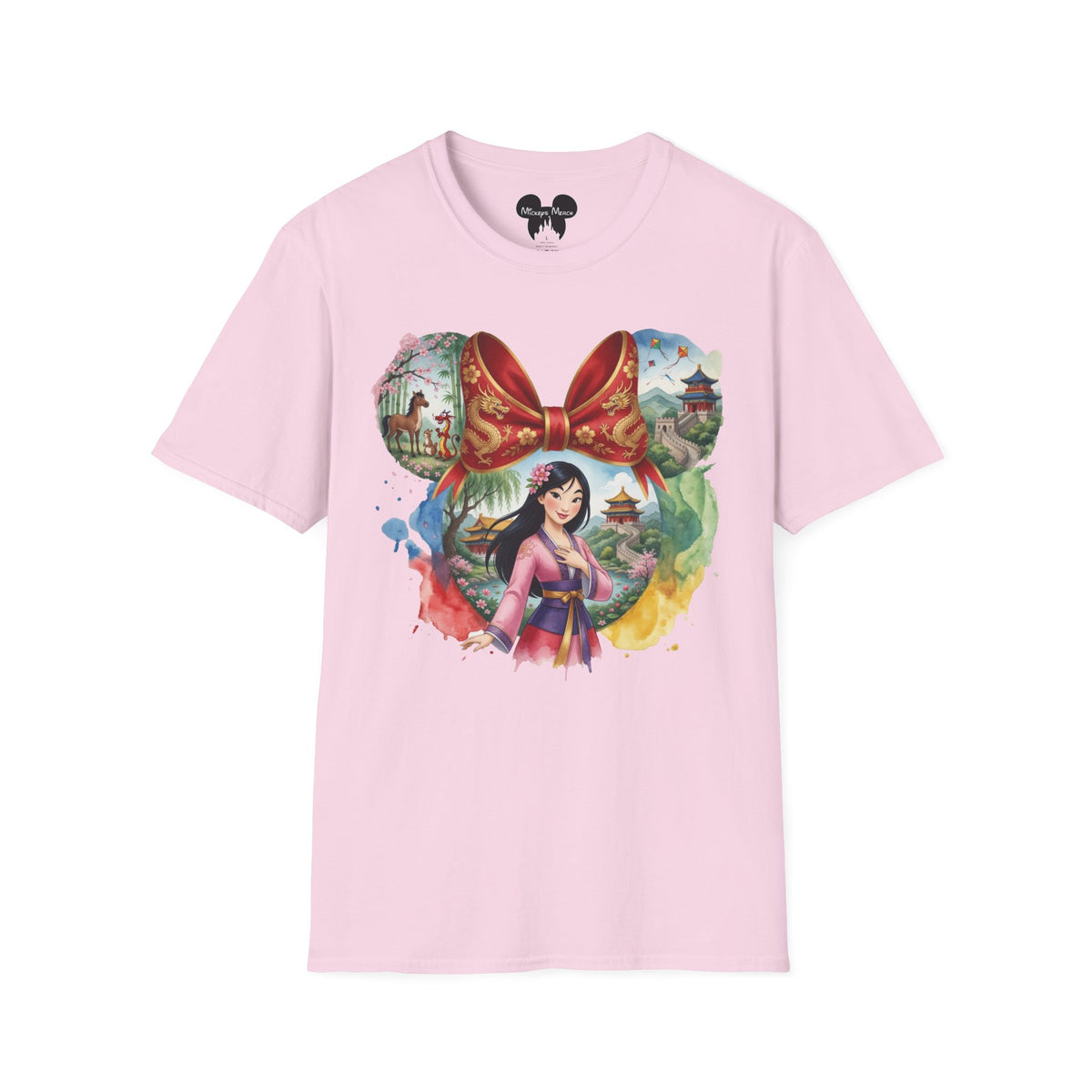 Disney Princess - Mulan's Imperial Blossom Vignette Unisex Graphic Tee