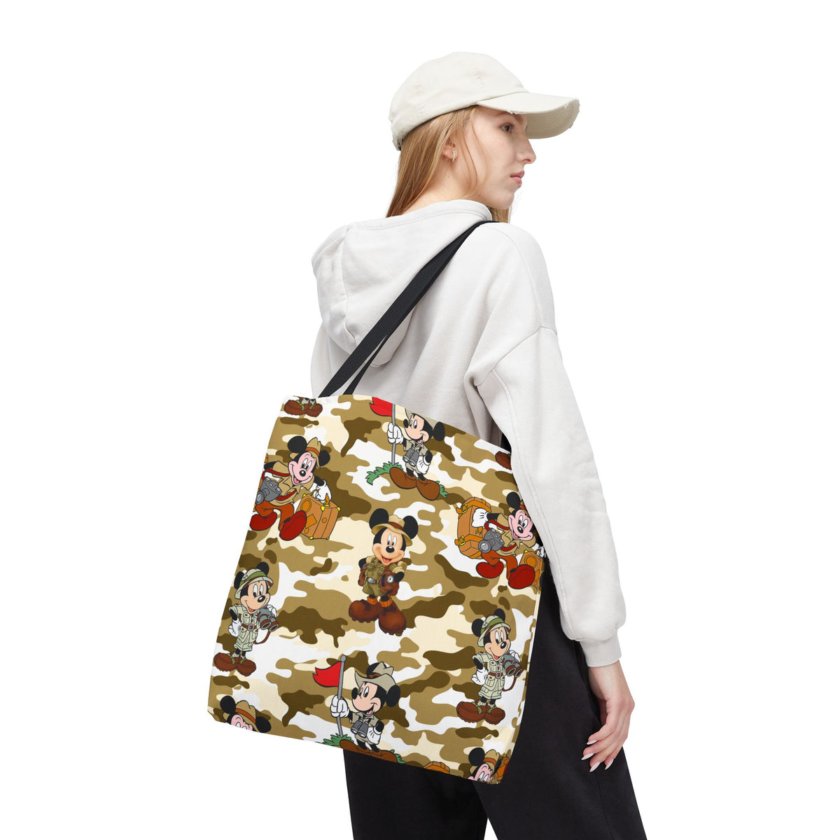 Jungle Camo Mickey Tote Bag