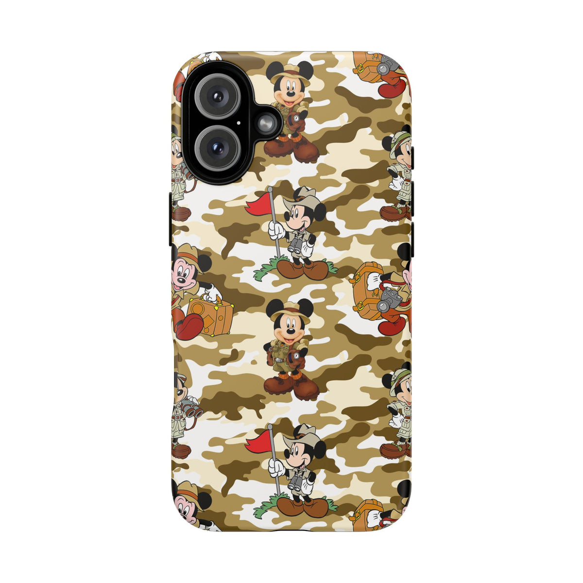 Jungle Camo Mickey Resort Ready Cell Phone Tech Case