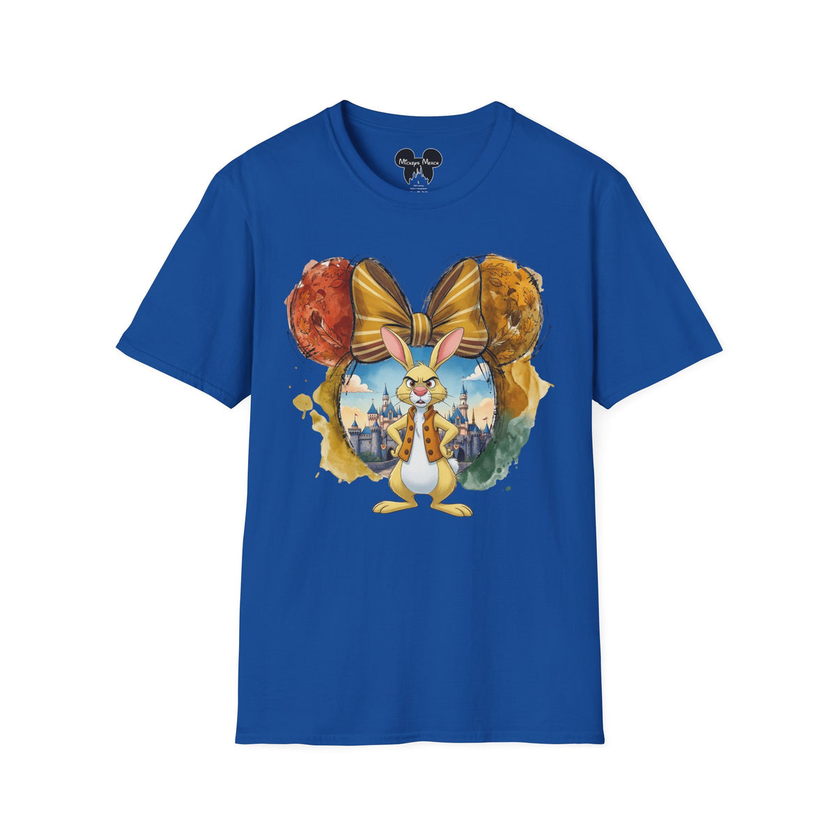 Winnie the Pooh - Rabbit's Gold Bow Vignette Unisex Graphic Tee