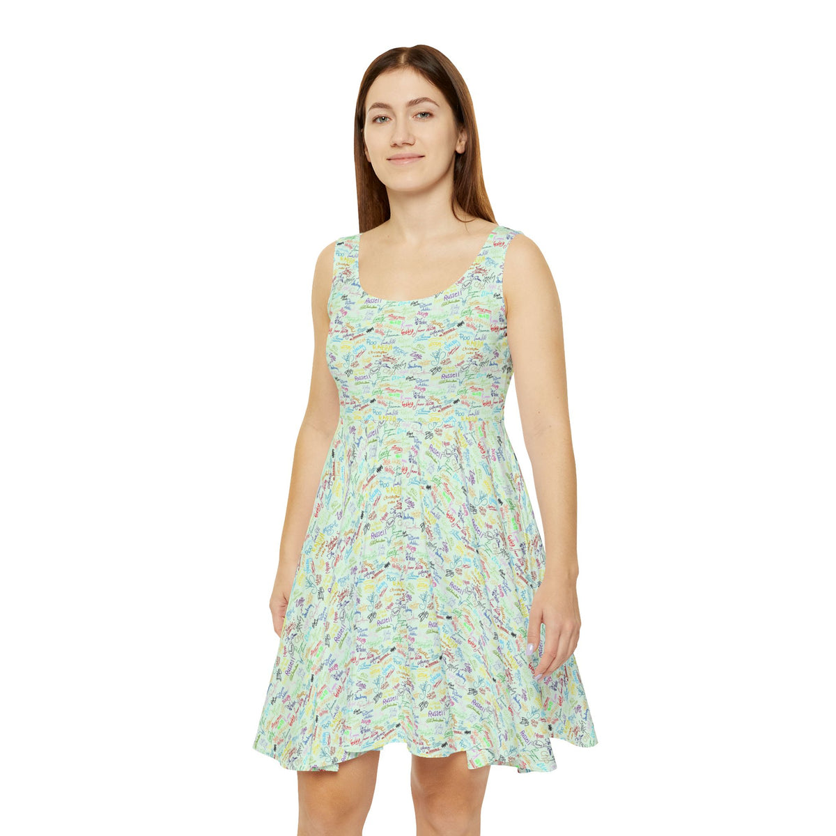 Character Autographs on Green Sundress