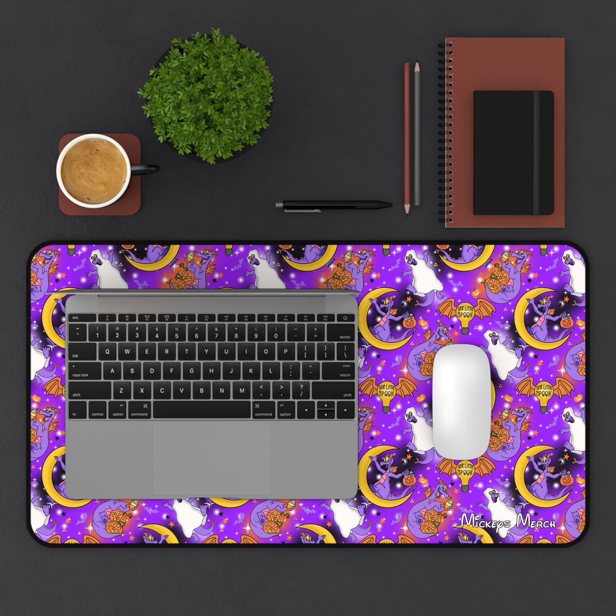 Figment on the Moon Purple Stateroom Desk Mat