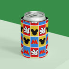 Checkerboard Mickey Hands Can Cooler Drink Koozie