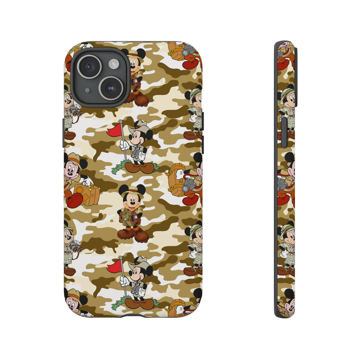 Jungle Camo Mickey Resort Ready Cell Phone Tech Case