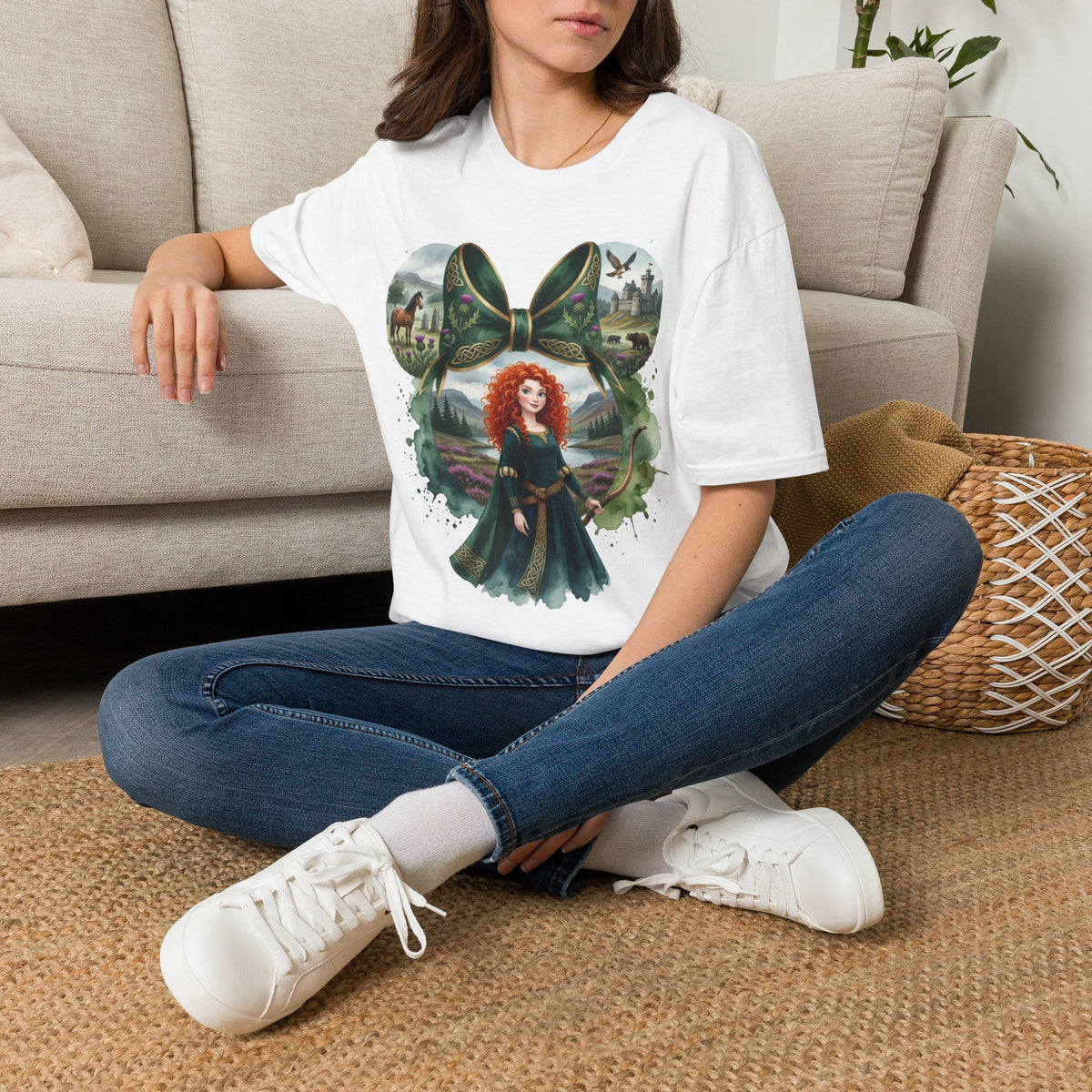 Disney Princess - Merida's Celtic Archer Vignette Unisex Graphic Tee