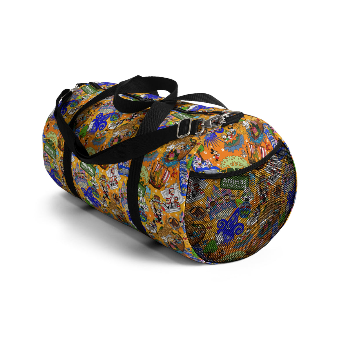 Four Parks Ride Collage Travel Duffel Bag