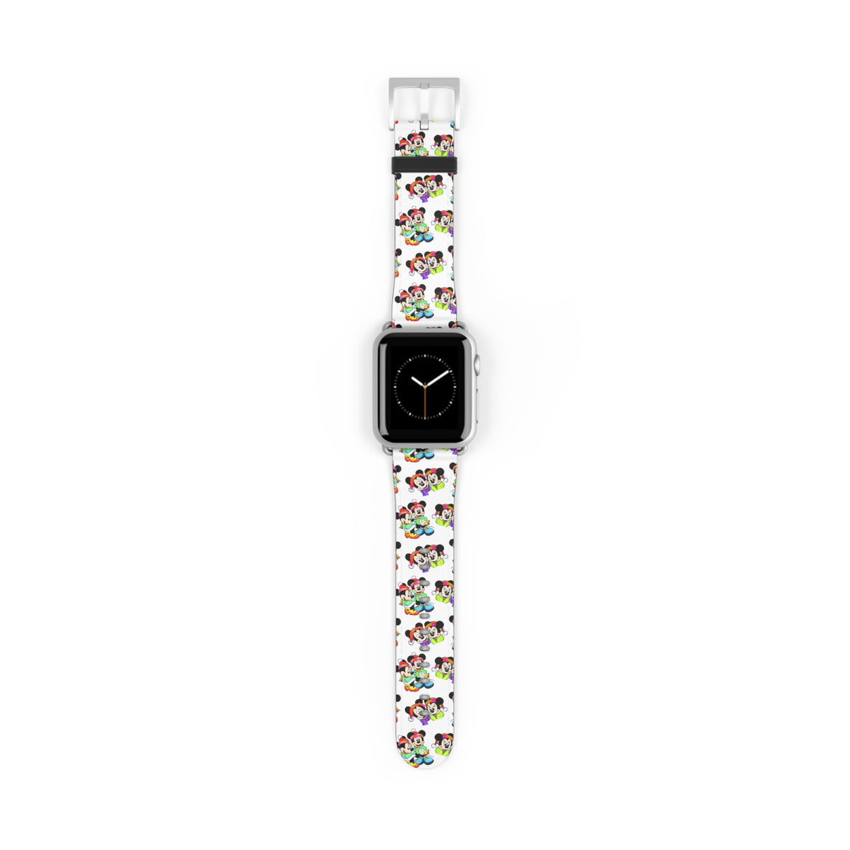 Rainbow Christmas Whimsical Watch Band - Apple