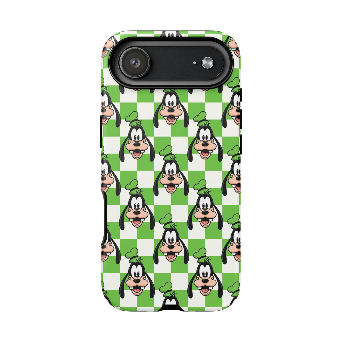 Green Checkerboard Goofy Resort Ready Cell Phone Tech Case