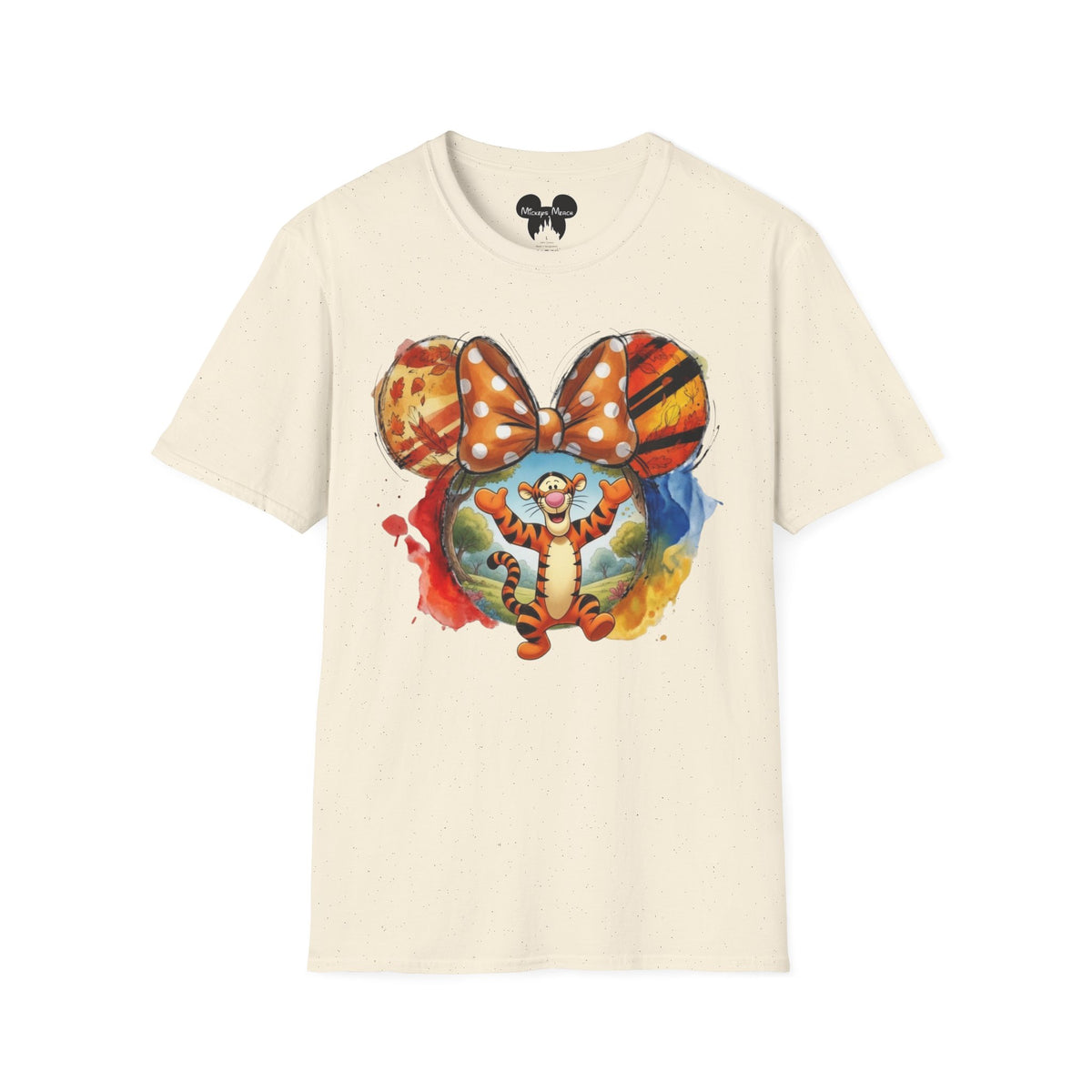Winnie the Pooh - Tigger's Bouncy Autumn Vignette Unisex Graphic Tee