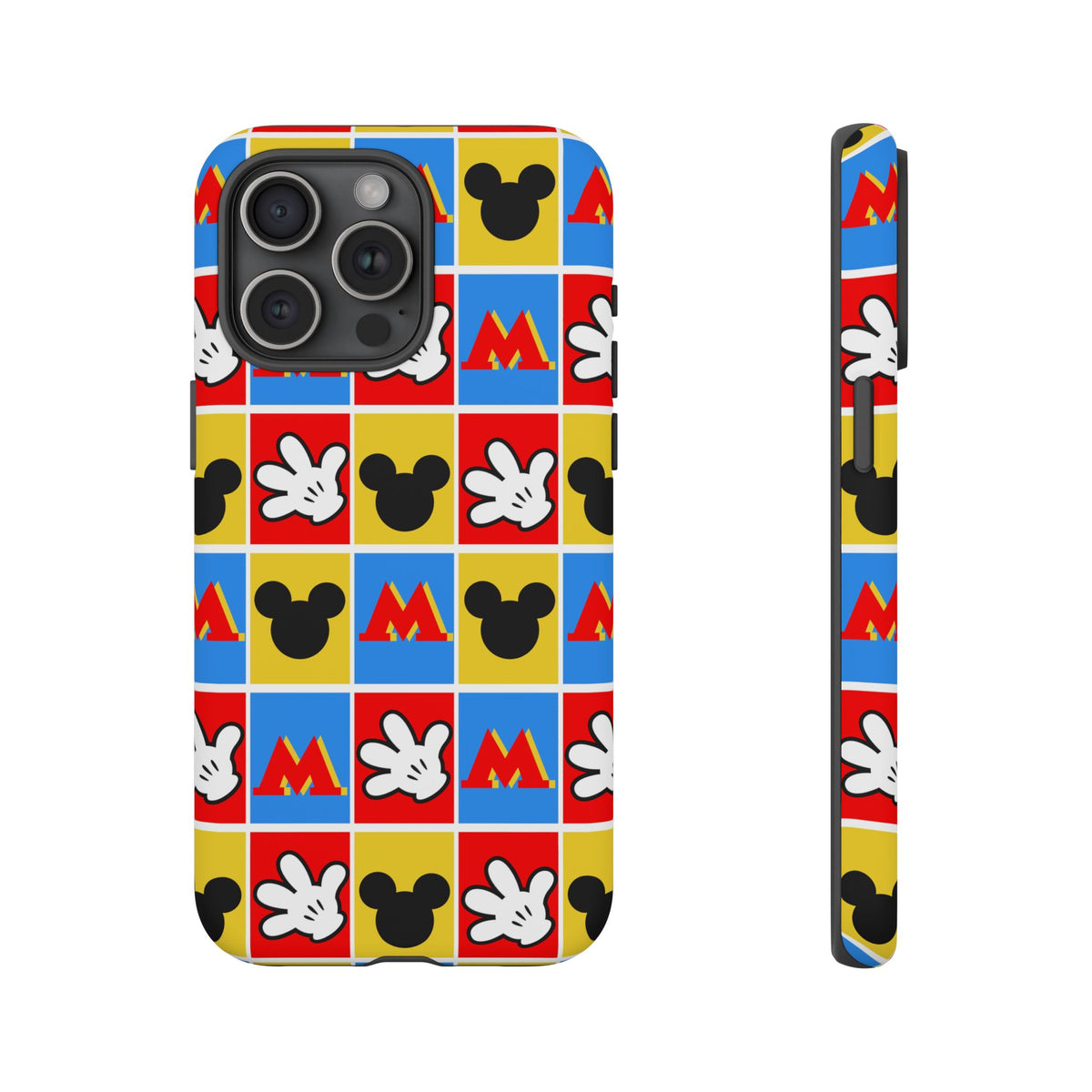 Checkerboard Mickey Hands Resort Ready Cell Phone Tech Case