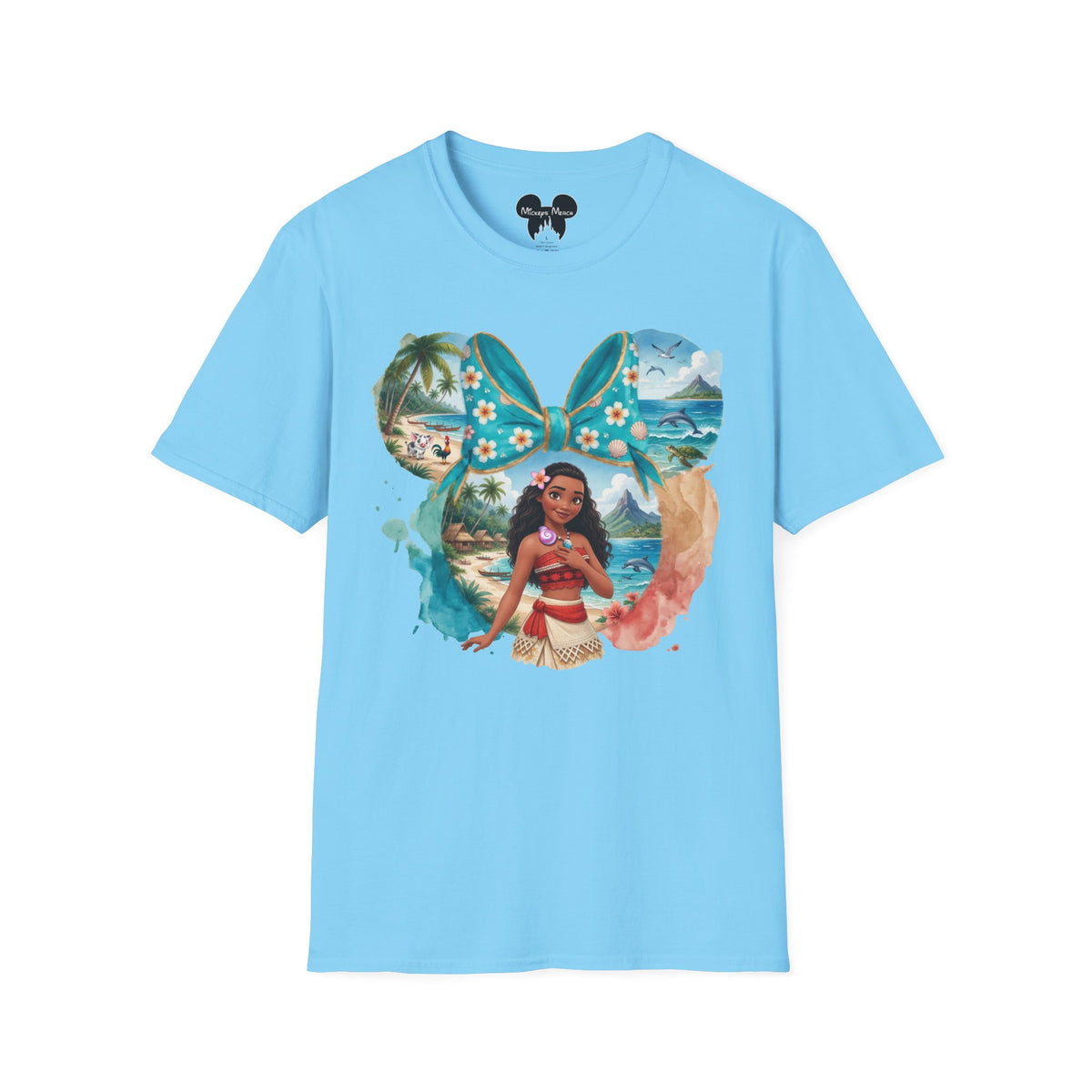 Disney Princess - Moana's Ocean Wayfinder Vignette Unisex Graphic Tee