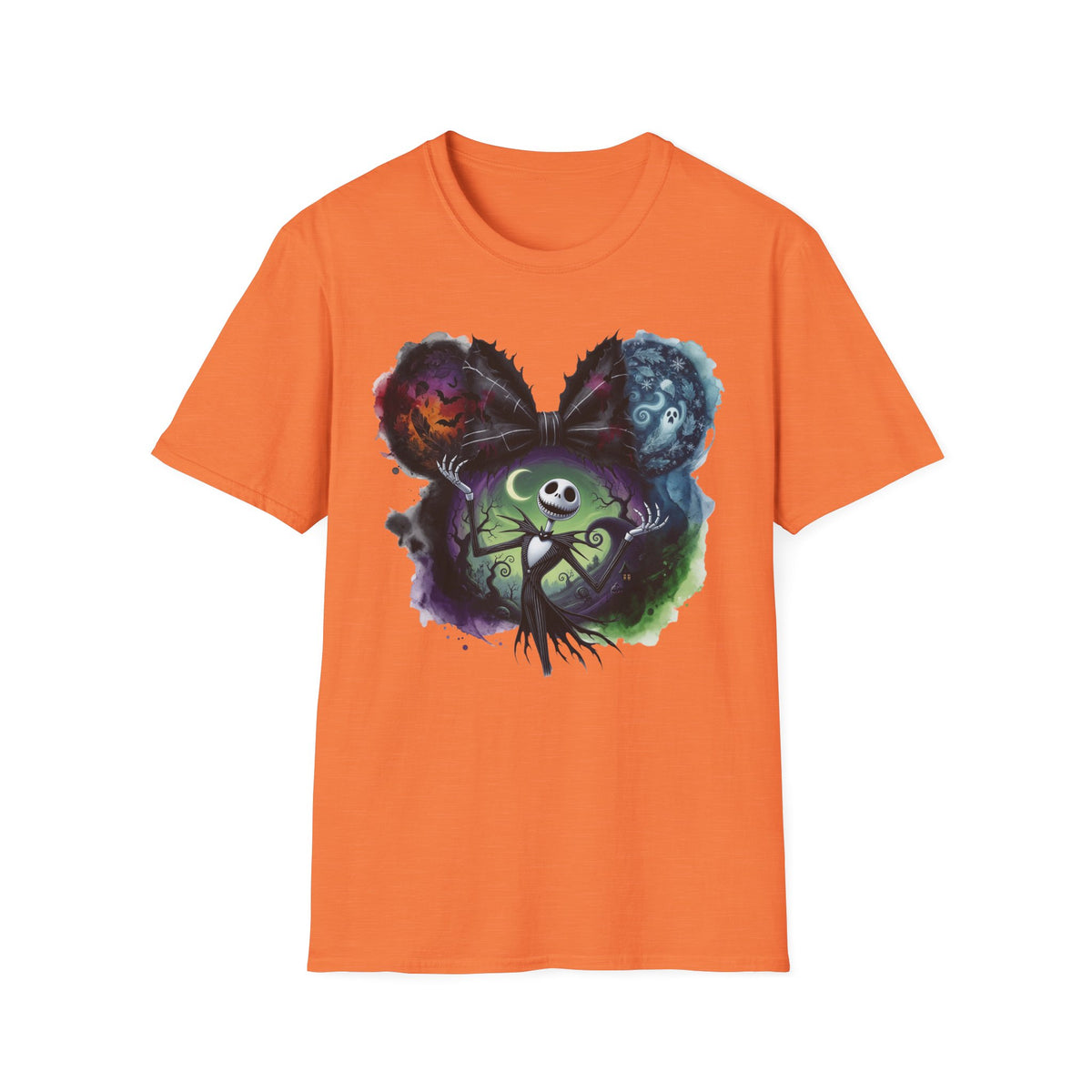 TNBC - Jack Skellington's Pumpkin King Vignette Unisex Graphic Tee