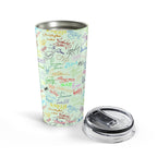 Character Autographs on Green 20oz Tumbler