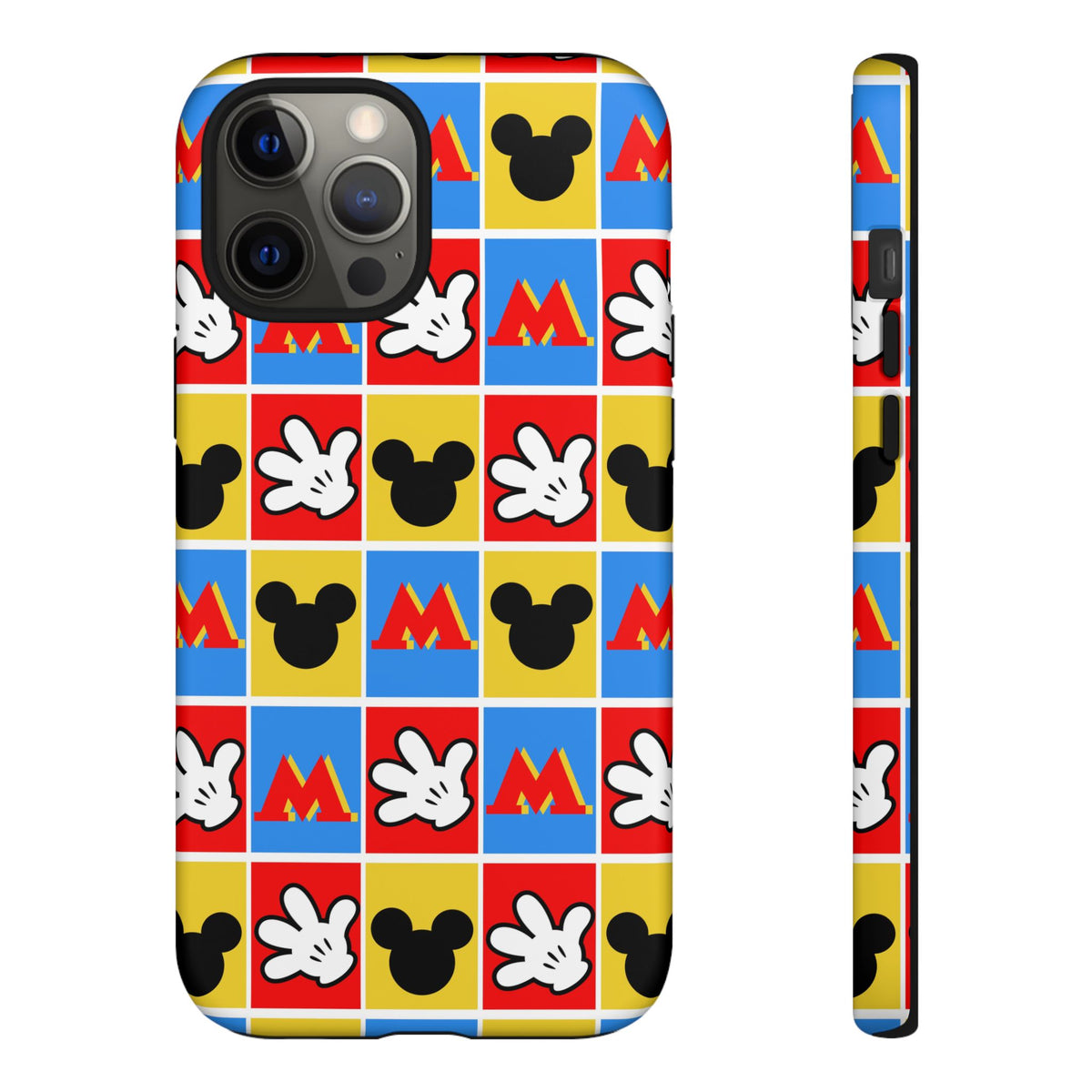 Checkerboard Mickey Hands Resort Ready Cell Phone Tech Case