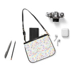 Character Autographs on White Small Shoulder Bag