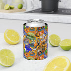 Four Parks Ride Collage Can Cooler Drink Koozie