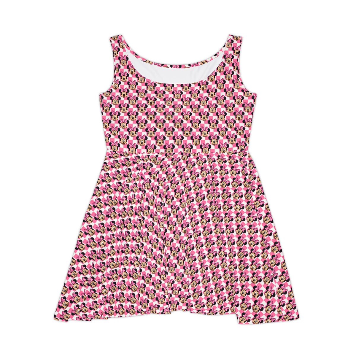 Pink Checkerboard Minnie Sundress