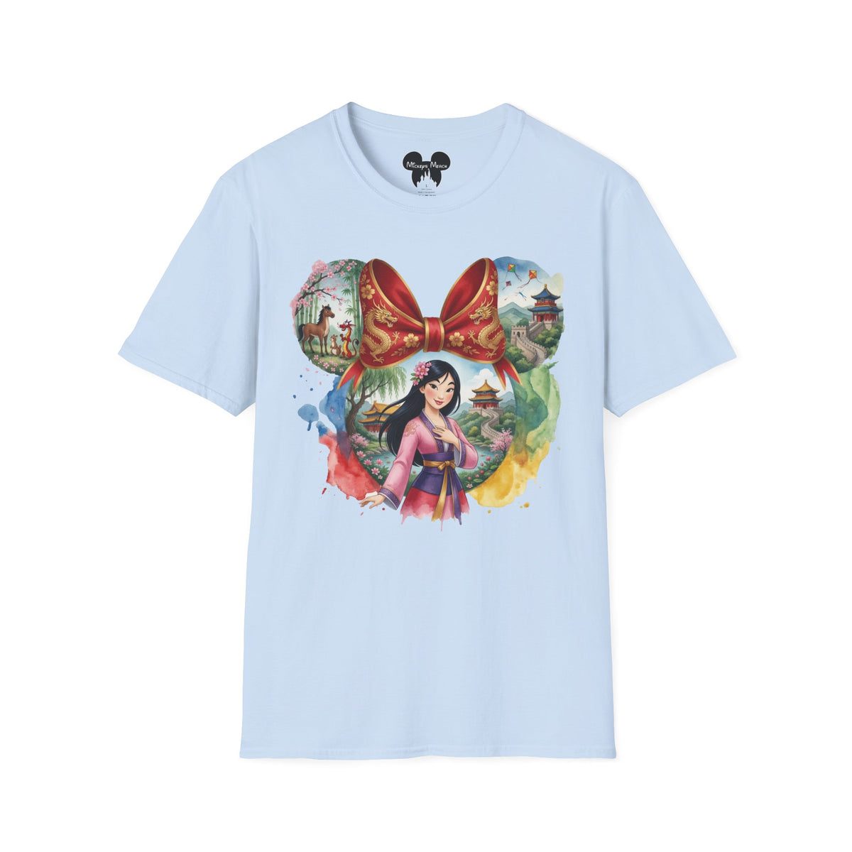 Disney Princess - Mulan's Imperial Blossom Vignette Unisex Graphic Tee