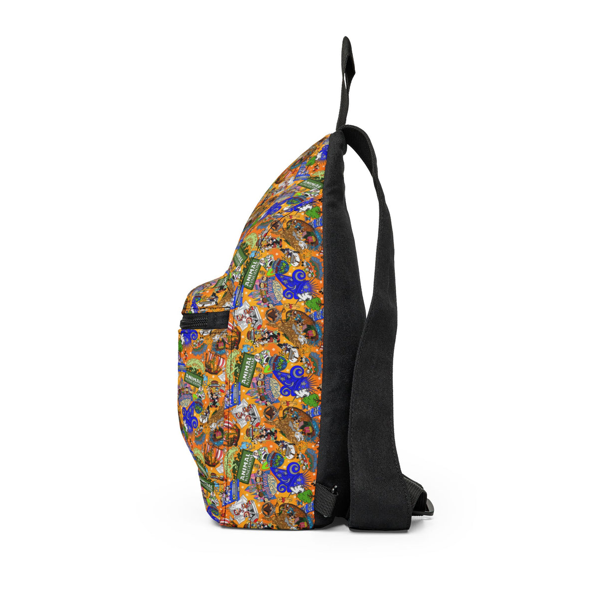 Four Parks Ride Collage Crossbody Sling Bag