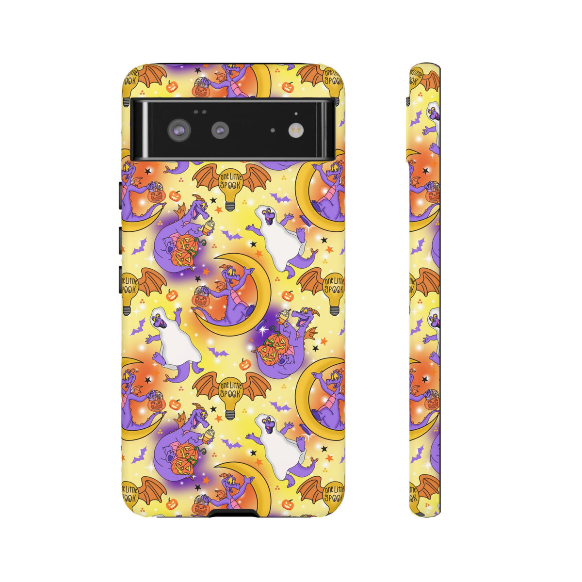 Figment on the Moon Yellow Resort Ready Cell Phone Tech Case