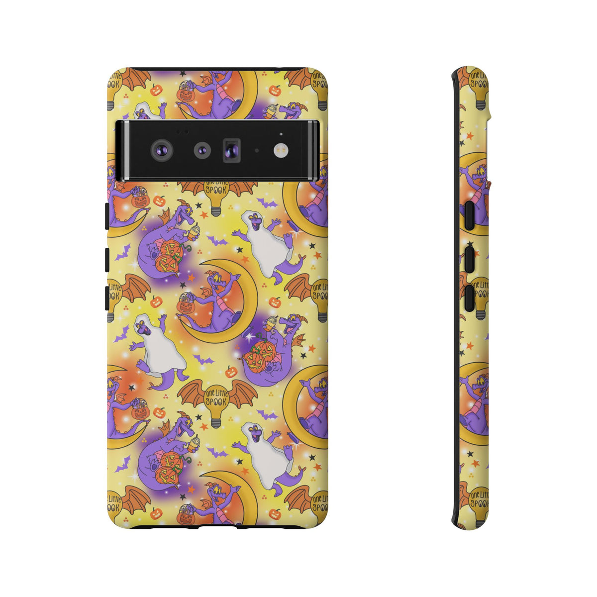 Figment on the Moon Yellow Resort Ready Cell Phone Tech Case