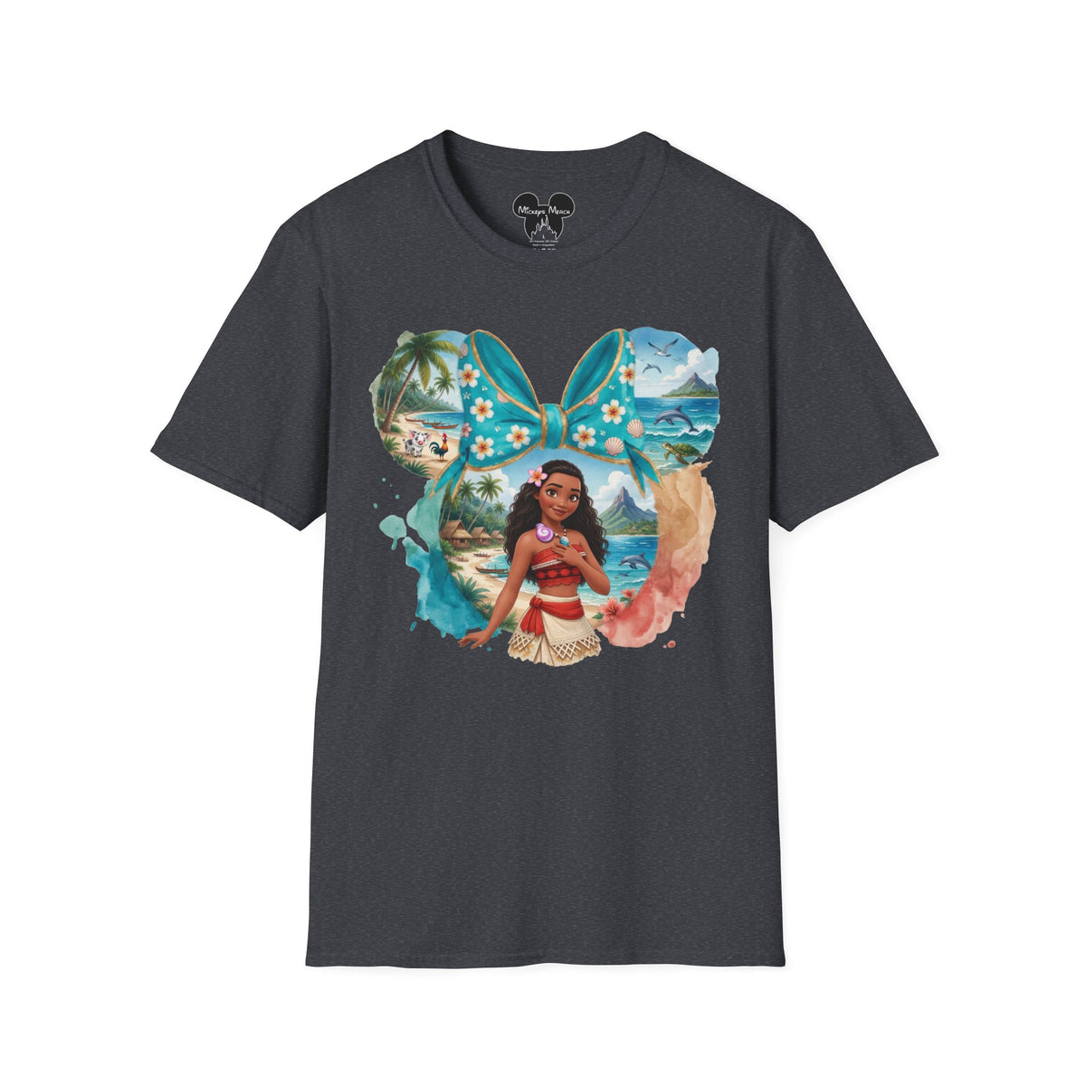 Disney Princess - Moana's Ocean Wayfinder Vignette Unisex Graphic Tee