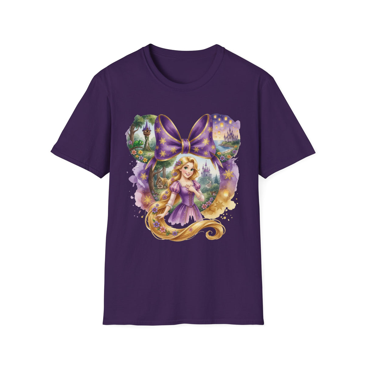 Disney Princess - Rapunzel's Floating Lanterns Vignette Unisex Graphic Tee