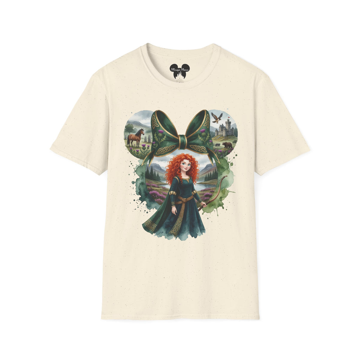 Disney Princess - Merida's Celtic Archer Vignette Unisex Graphic Tee