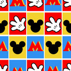 Checkerboard Mickey Hands Performance Polo Shirt