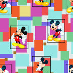 Colorblock Mickey Beach Towel