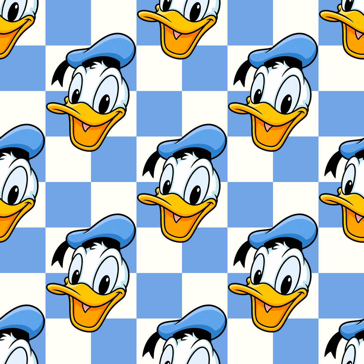 Blue Checkerboard Donald Daily Magic Matte Hardcover Journal