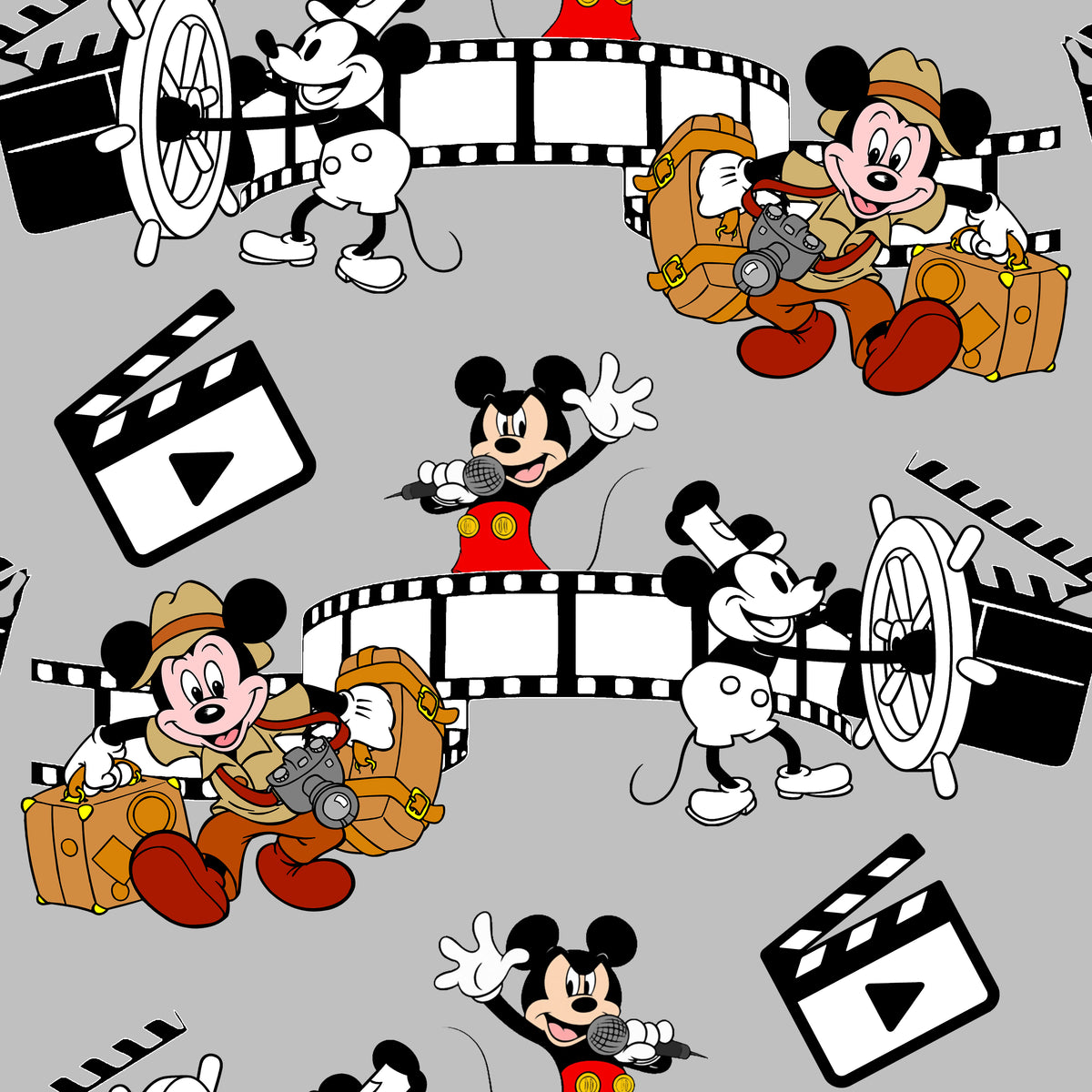Evolution of Mickey Wrapping Paper Roll