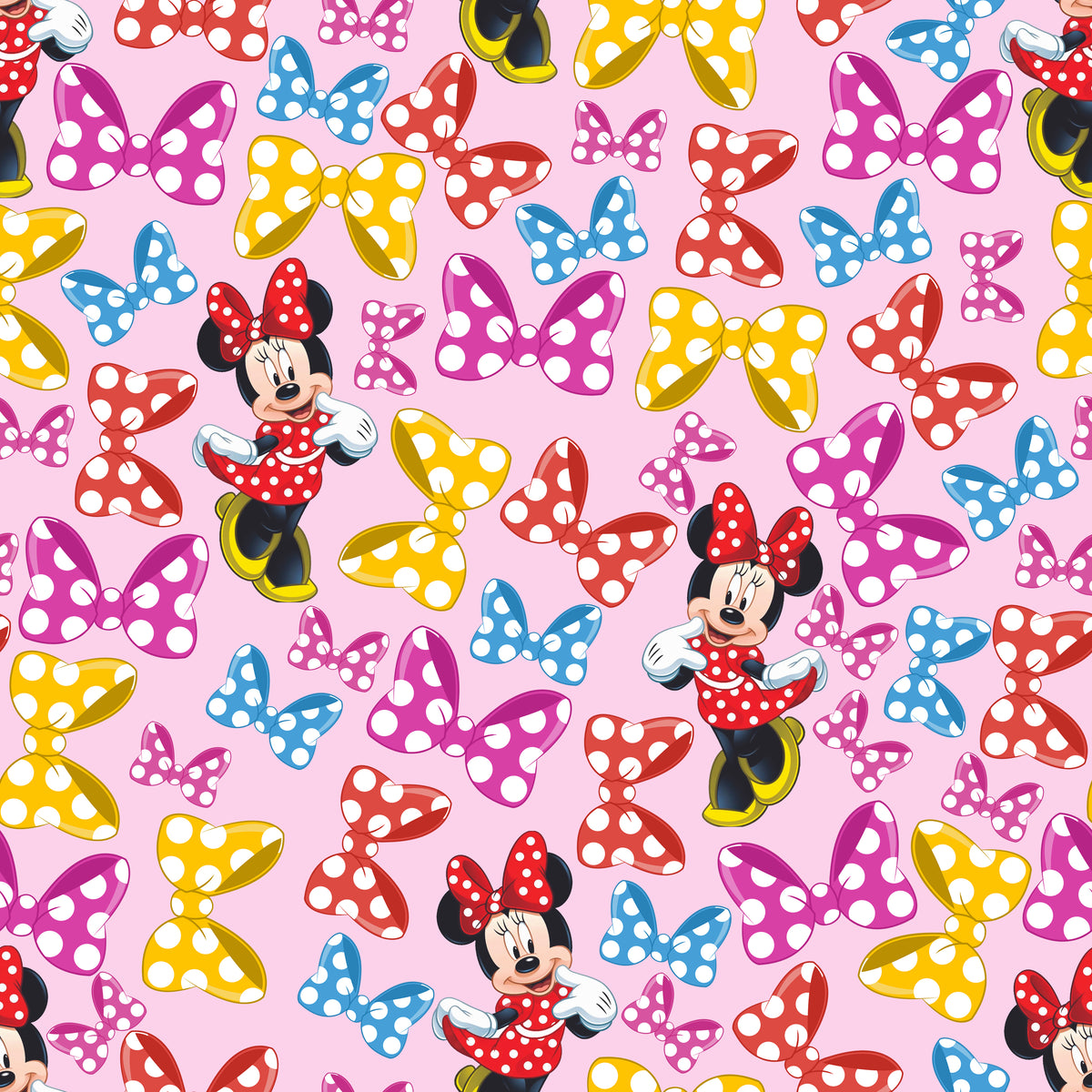 Pink Bownanza Wrapping Paper Roll