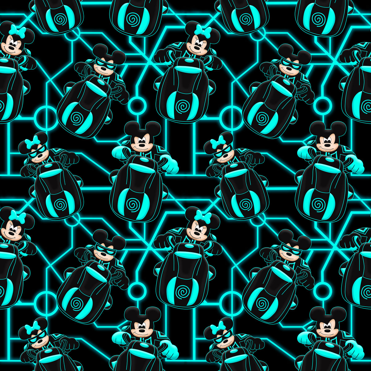 Tron Mickey Wrapping Paper Roll