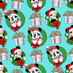 Christmas Mickey Gift Drop Wrapping Paper Roll